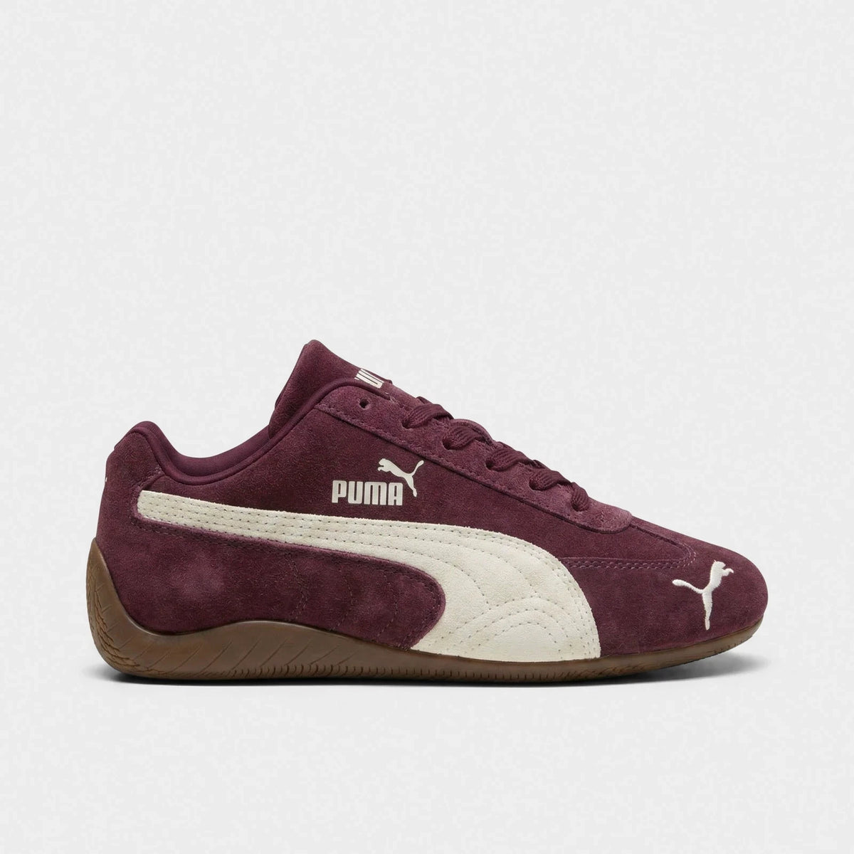Women's Low-Profile Napped Leather Sneakers