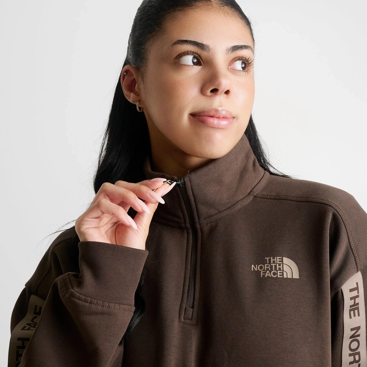 Women's Cropped Quarter-Zip Pullover