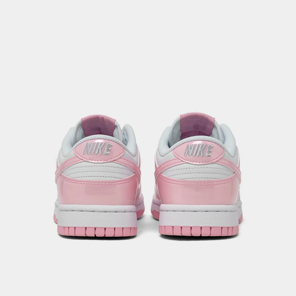 Women's Patent Leather Court Sneaker - White
