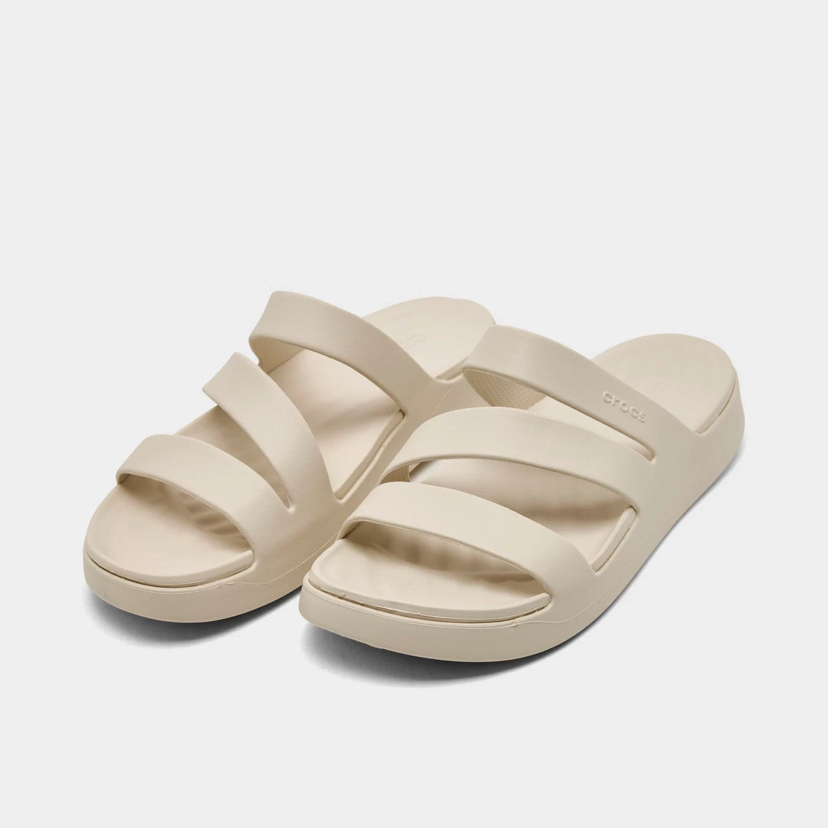 Strappy Slip-On Sandal - White