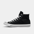 Men's Canvas High Top Sneakers - Black