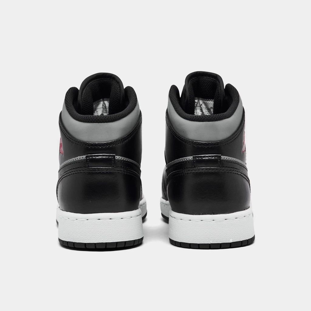 Big Kids' Leather Mid-Top Casual Sneakers