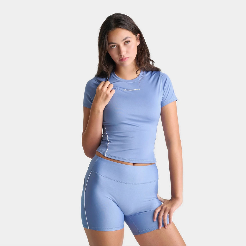 Women's Piped Slim-Fit Training T-Shirt