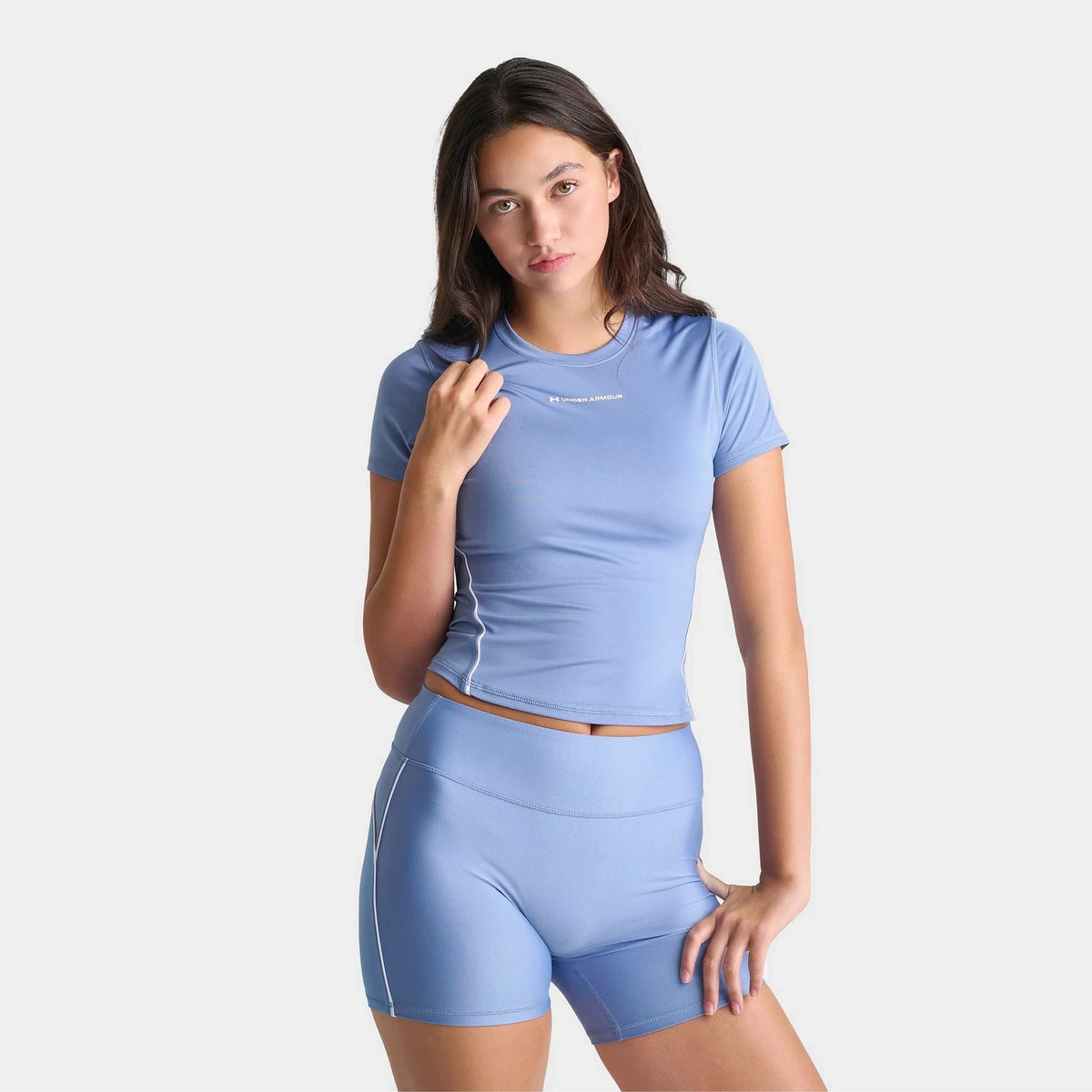 Women's Piped Slim-Fit Training T-Shirt