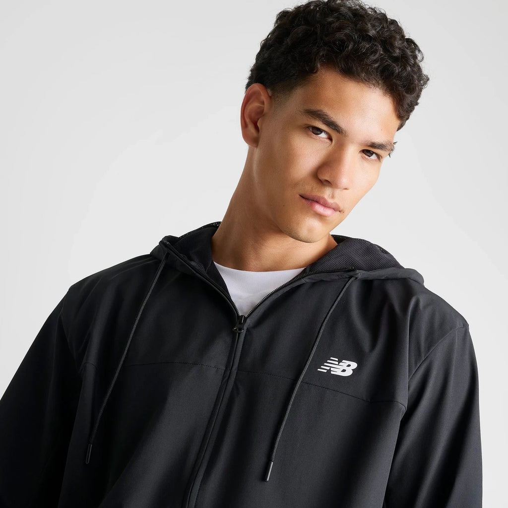 Men's Hooded Full-Zip Performance Woven Jacket