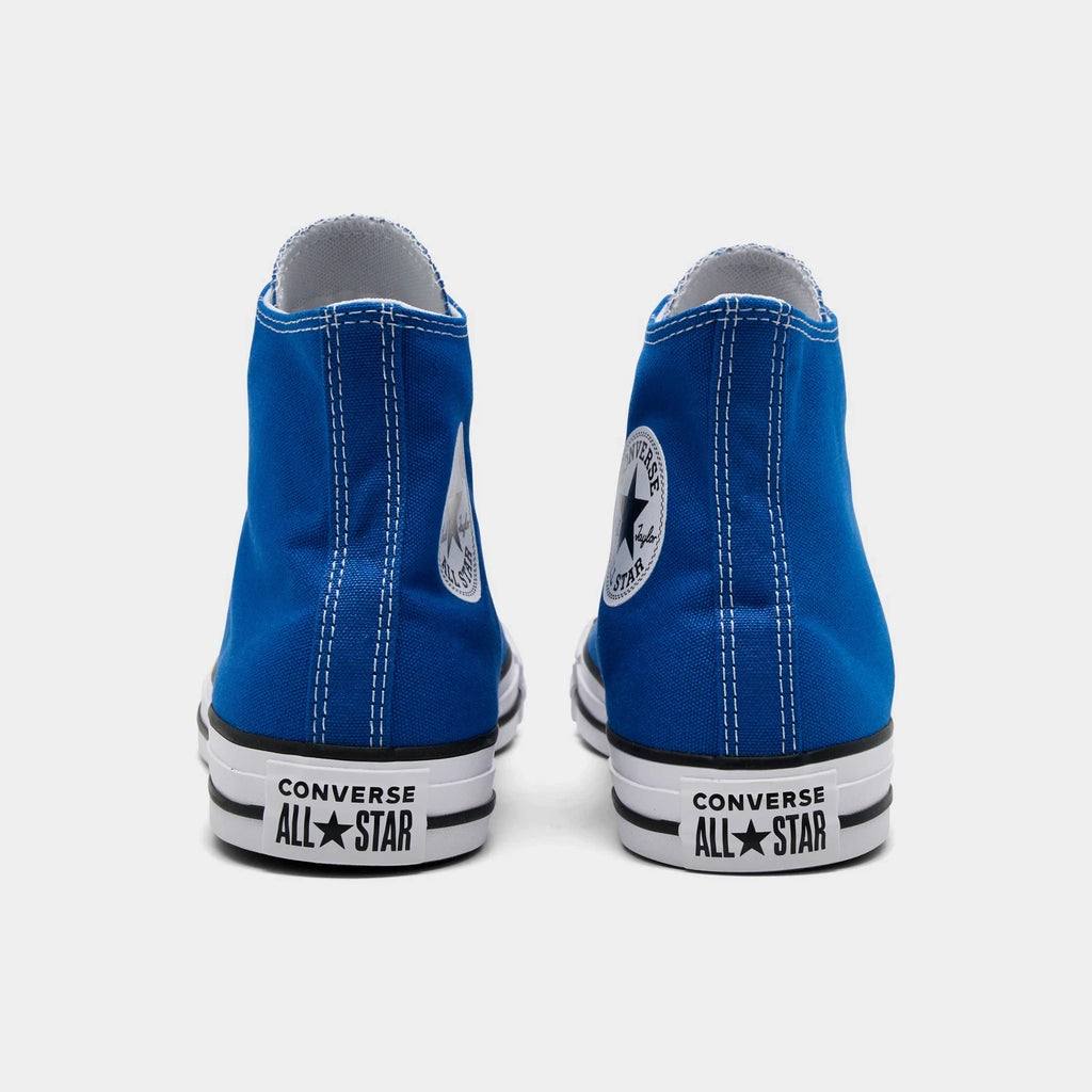 Women's Canvas High Top Sneakers - Blue