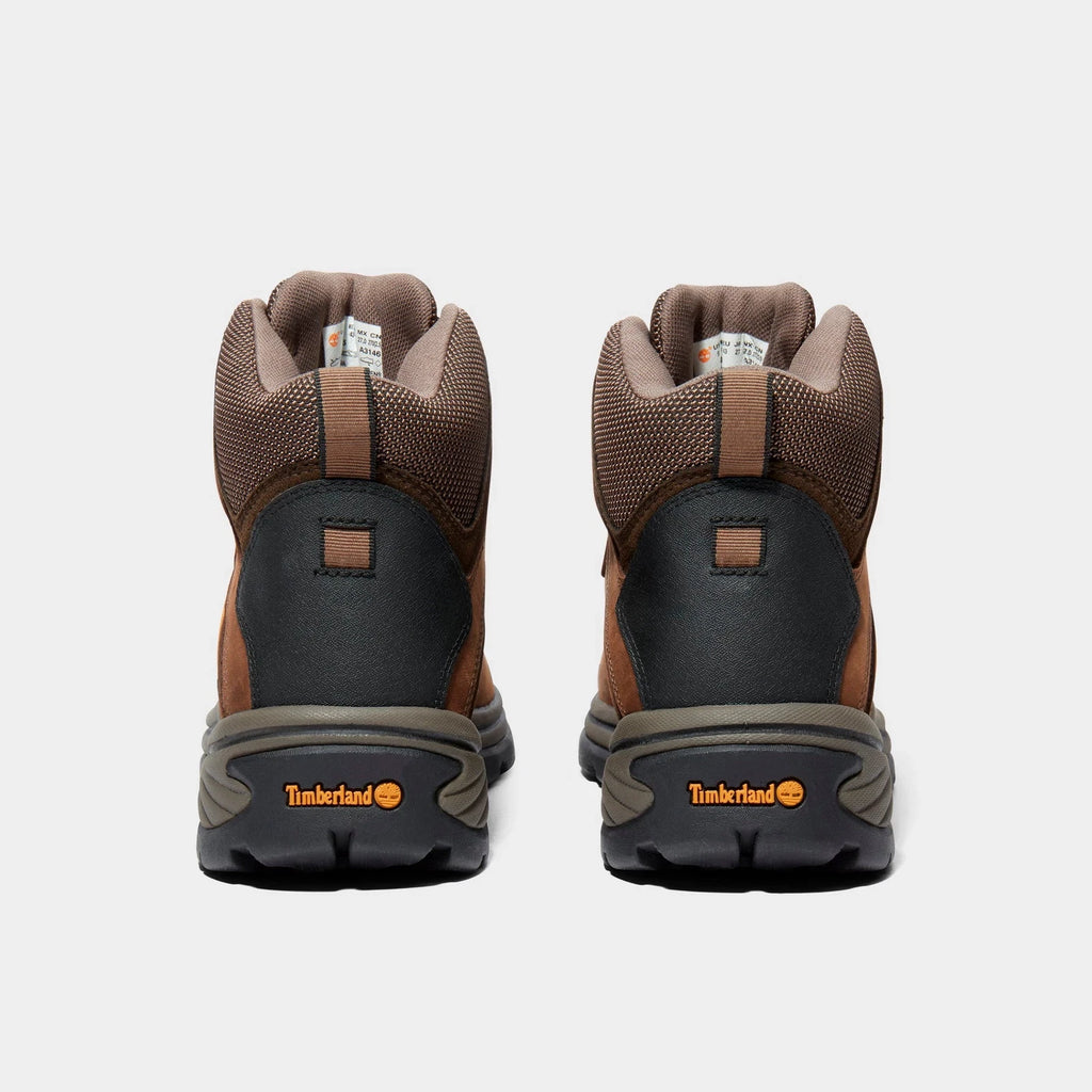 Men's Mid Waterproof Hiking Boots - Brown