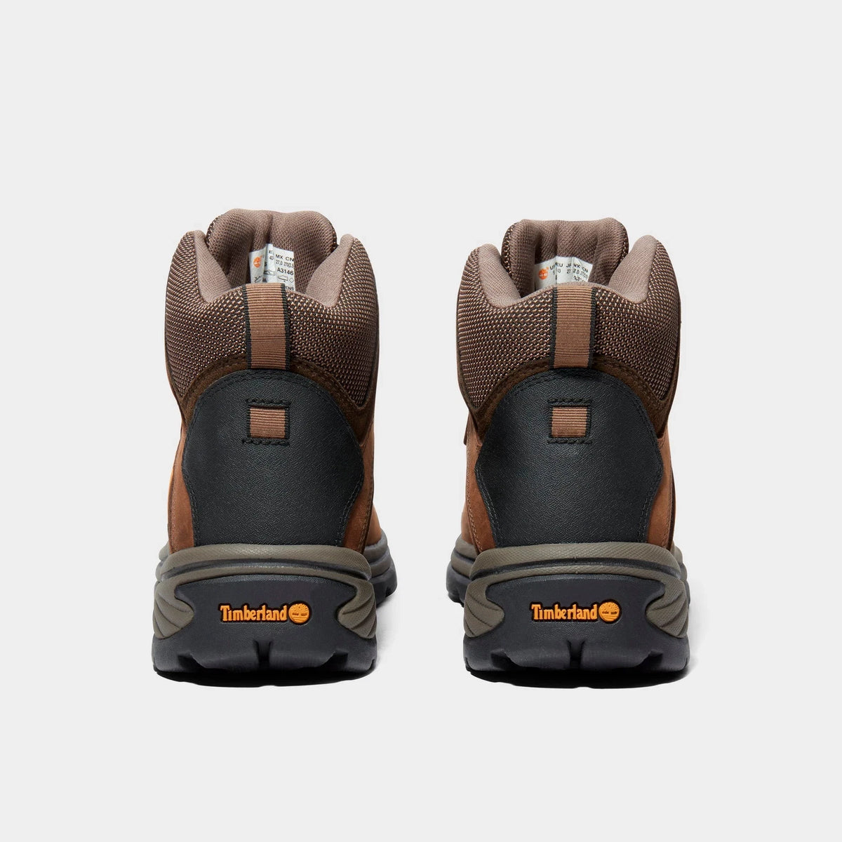 Men's Mid Waterproof Hiking Boots - Brown