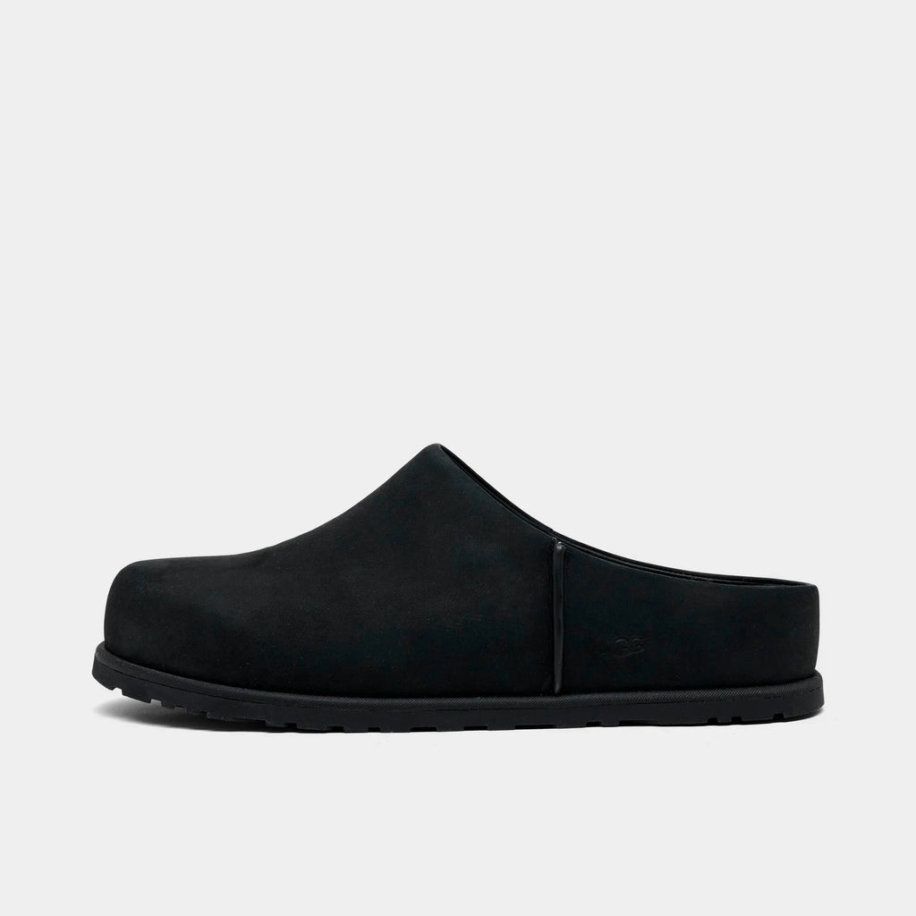 Men's Waterproof Nubuck Backless Clog - Black