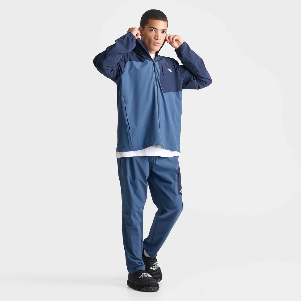 Men's Woven Full-Zip Hooded Jacket