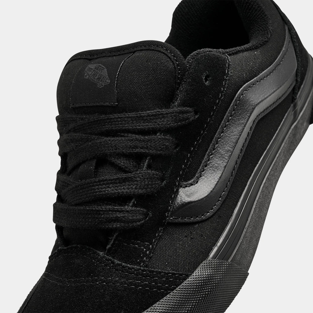 Kids' Puffy Suede Skate Sneakers - Black