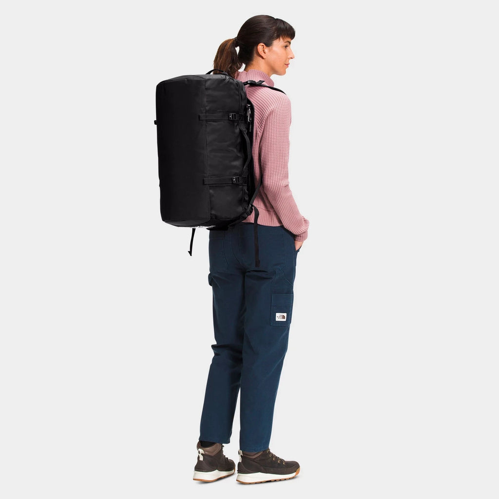 50L Water-Resistant Travel Duffel - Black