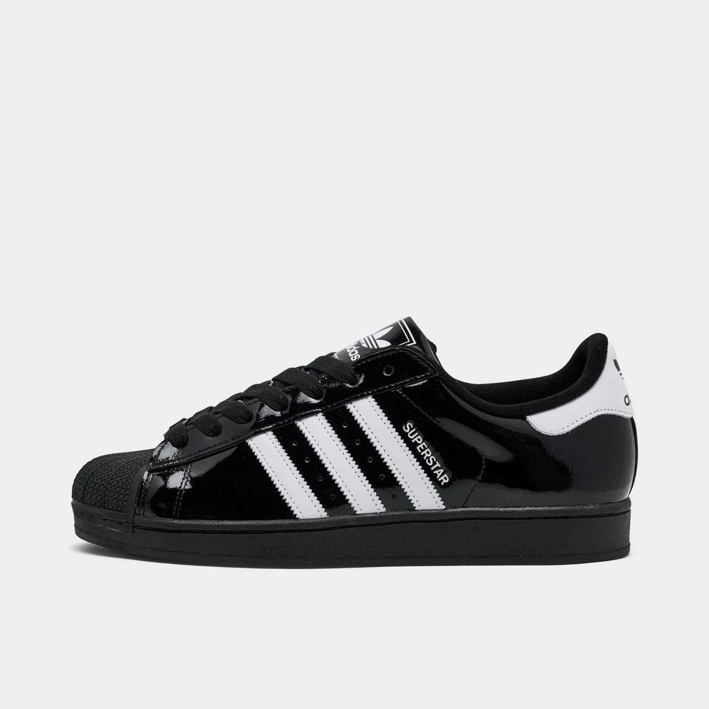 Men's Patent Leather Shell-Toe Sneakers