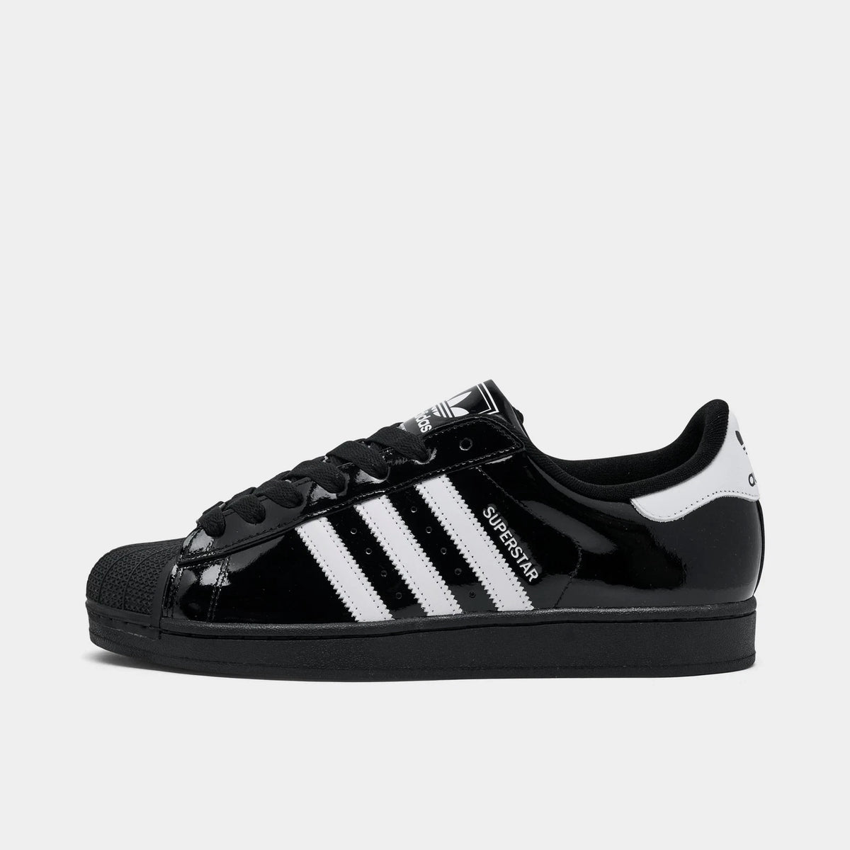 Men's Patent Leather Shell-Toe Sneakers