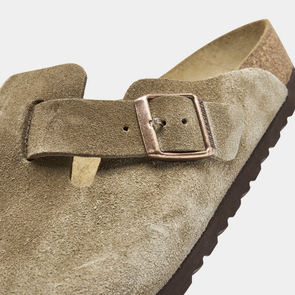 Men's Suede Soft Footbed Clogs