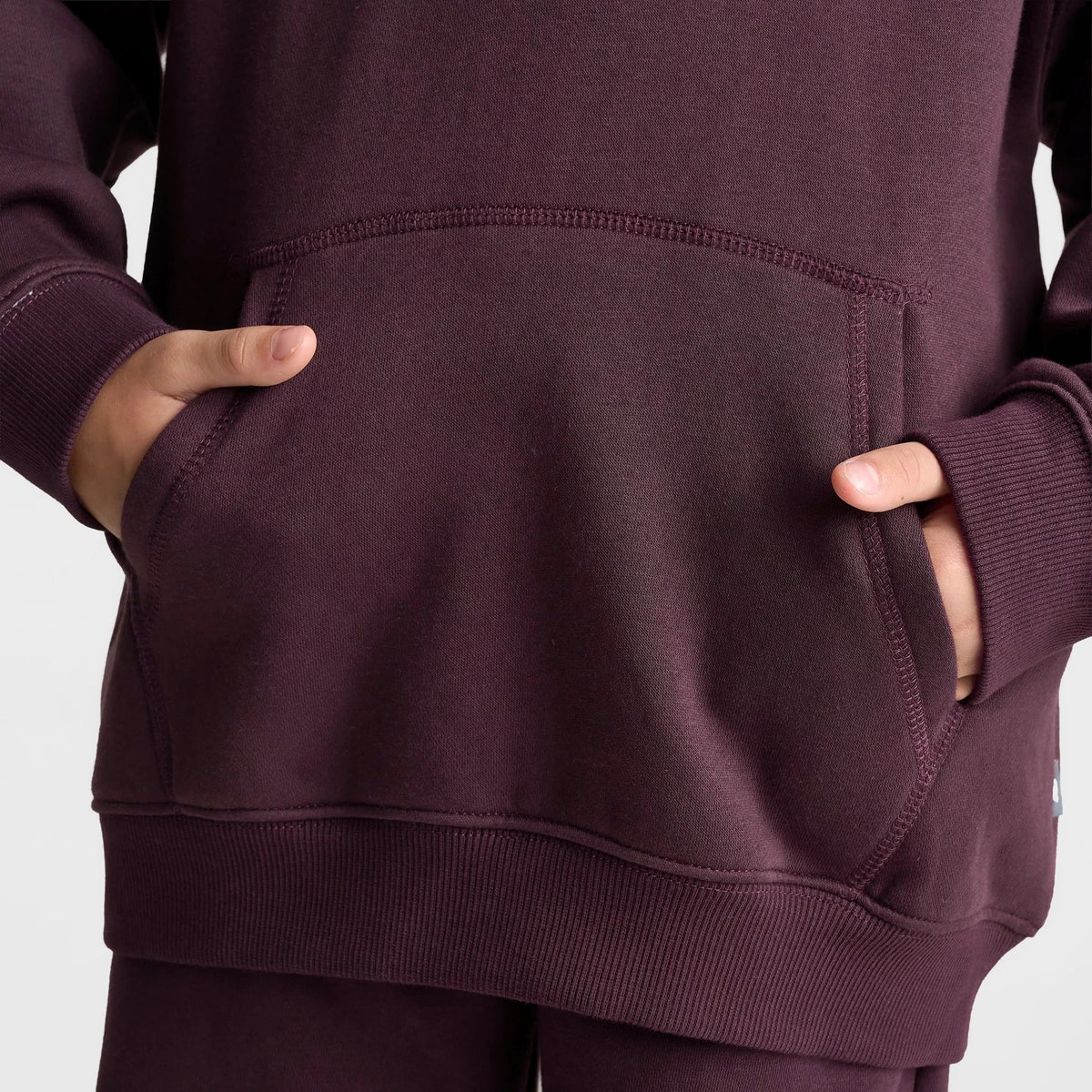 Girls' Oversized Graphic Fleece Hoodie