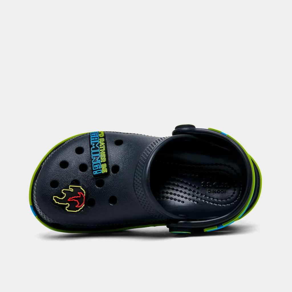 Toddler Gaming Graphic Foam Clog - Black