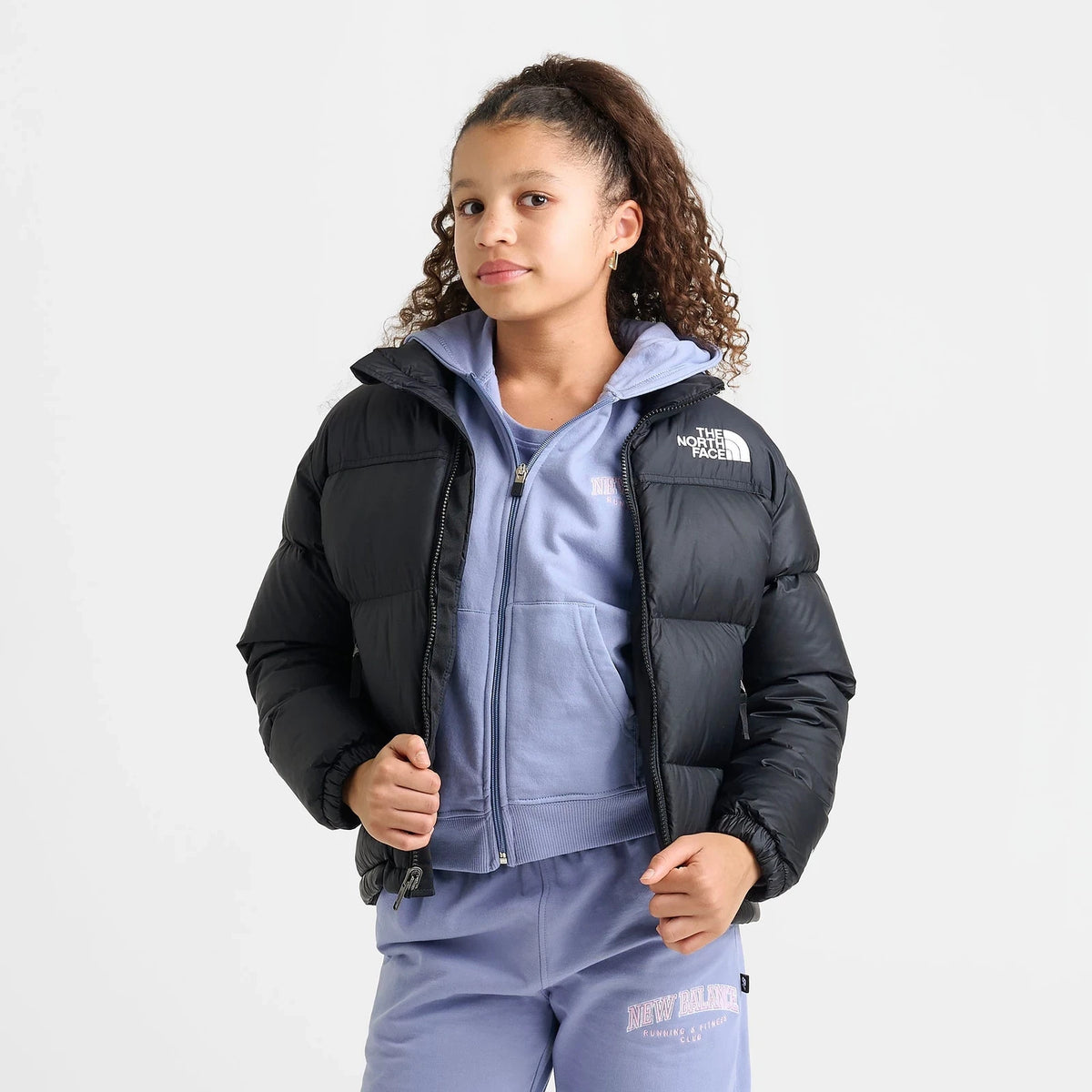 Kids' Down Puffer Jacket - Black