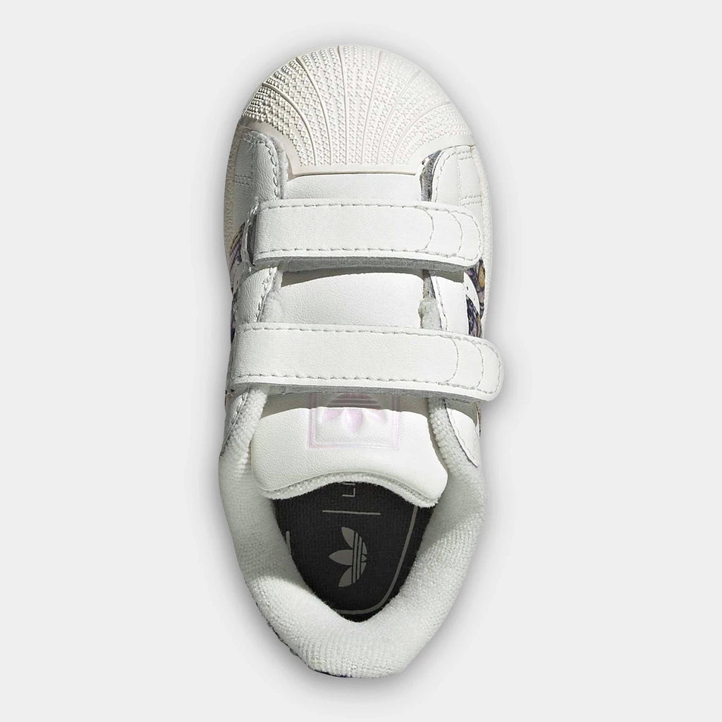 Toddler Girls' Floral Hook-And-Loop Sneakers