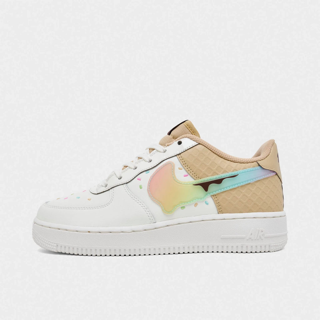 Big Kids' Leather Low Top Casual Sneaker