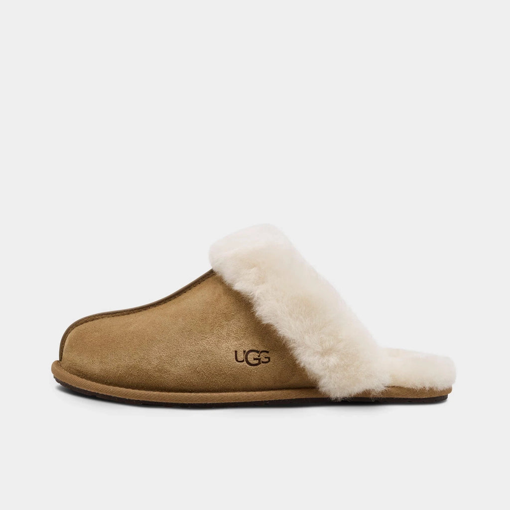Women's Suede Sheepskin Slide Slipper