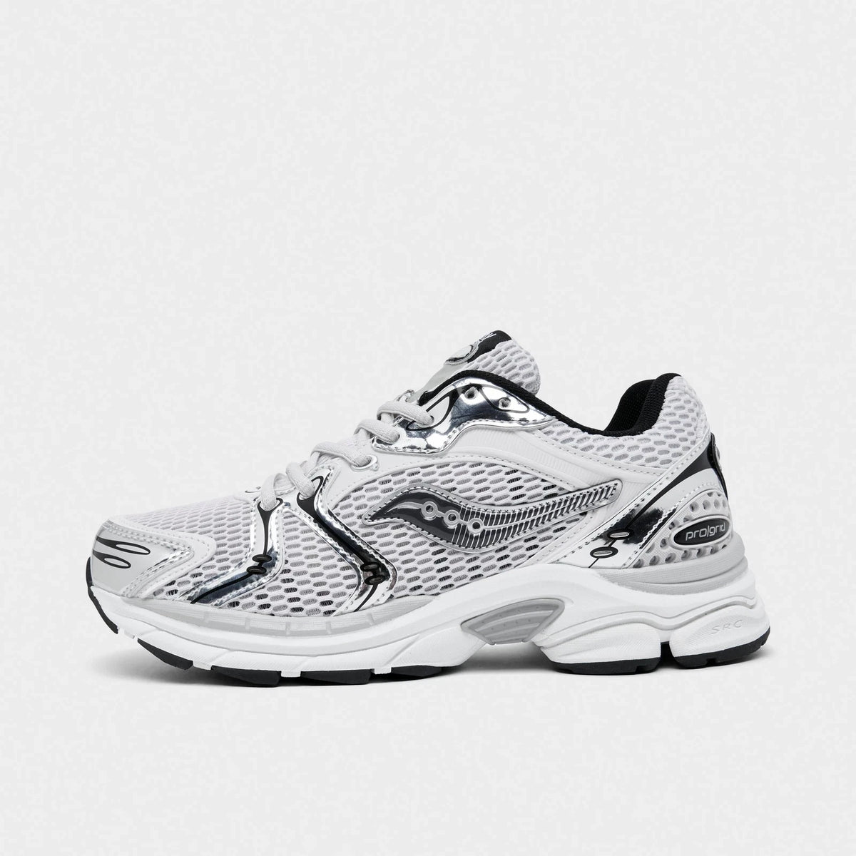 Big Kids' Mesh And Leather Sneakers