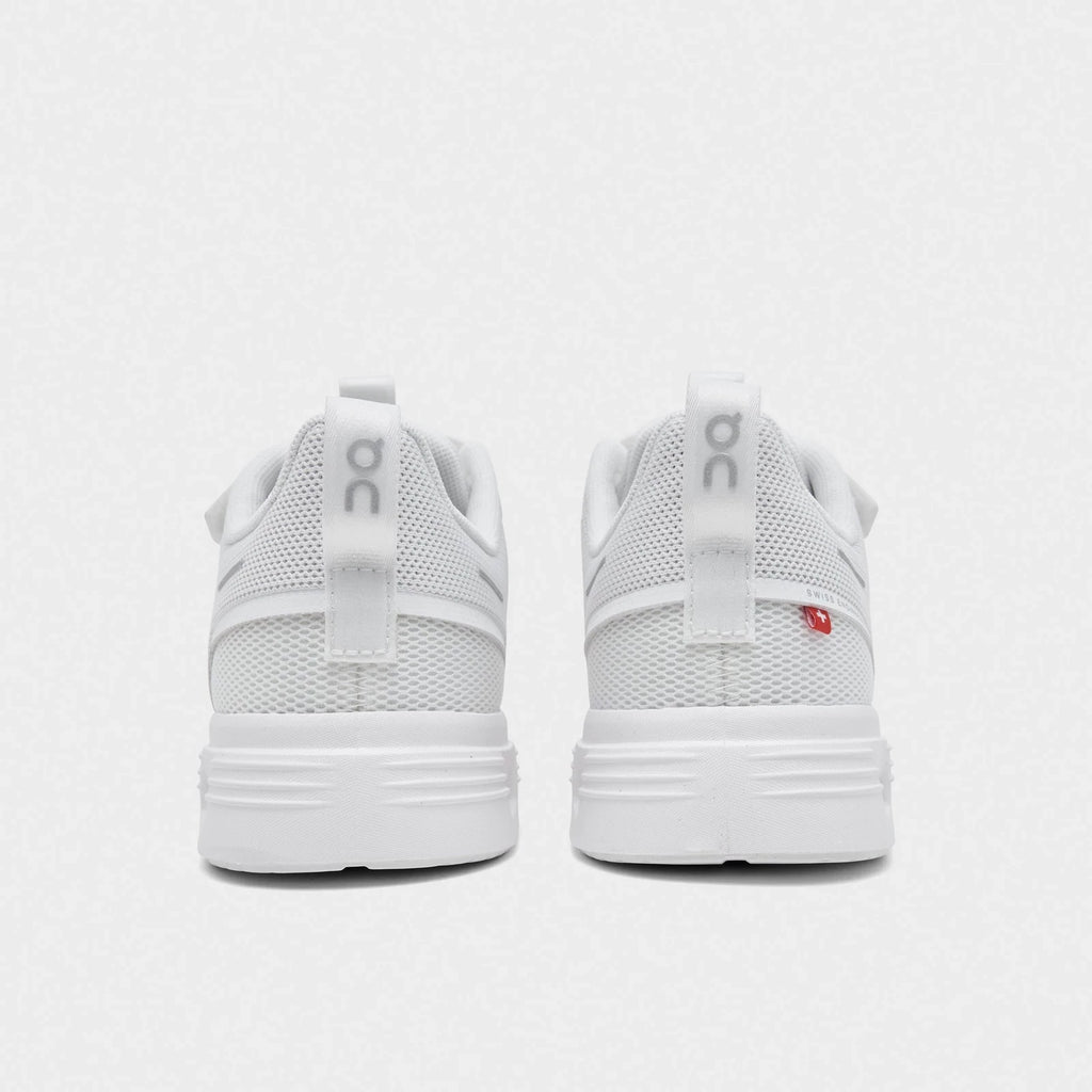 Kids' Stretch-Lace Strap Sneaker - White