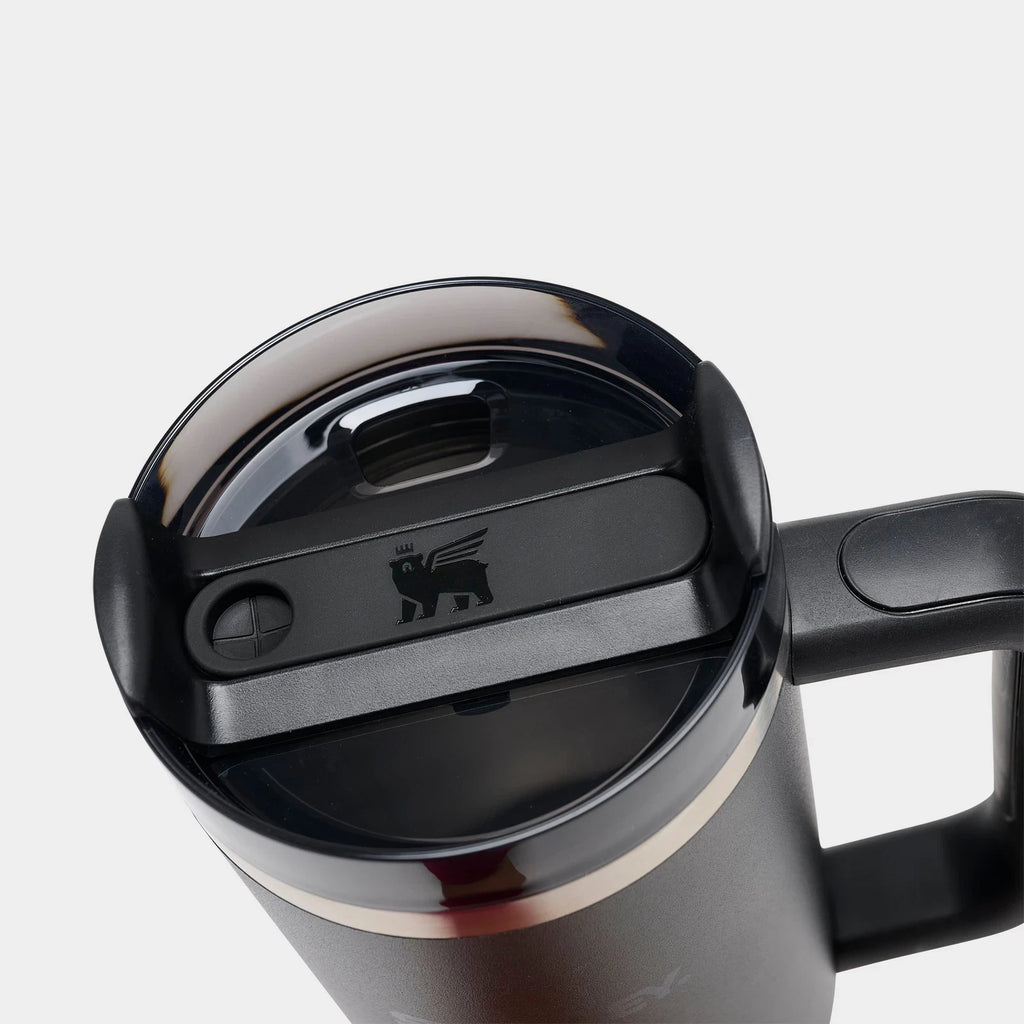 30 oz Insulated Handle Straw Tumbler
