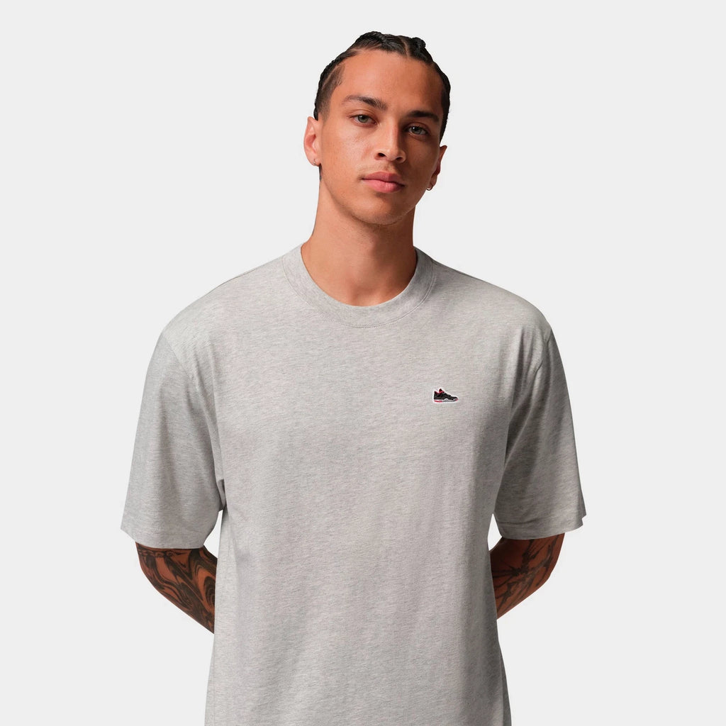 Men's Embroidered Patch Cotton T-Shirt