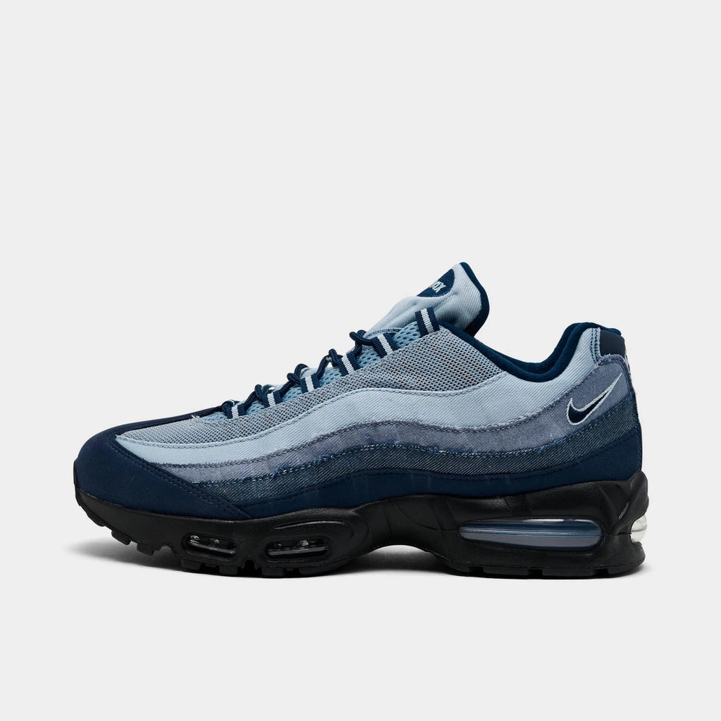 Men's Denim & Synthetic Leather Casual Sneaker