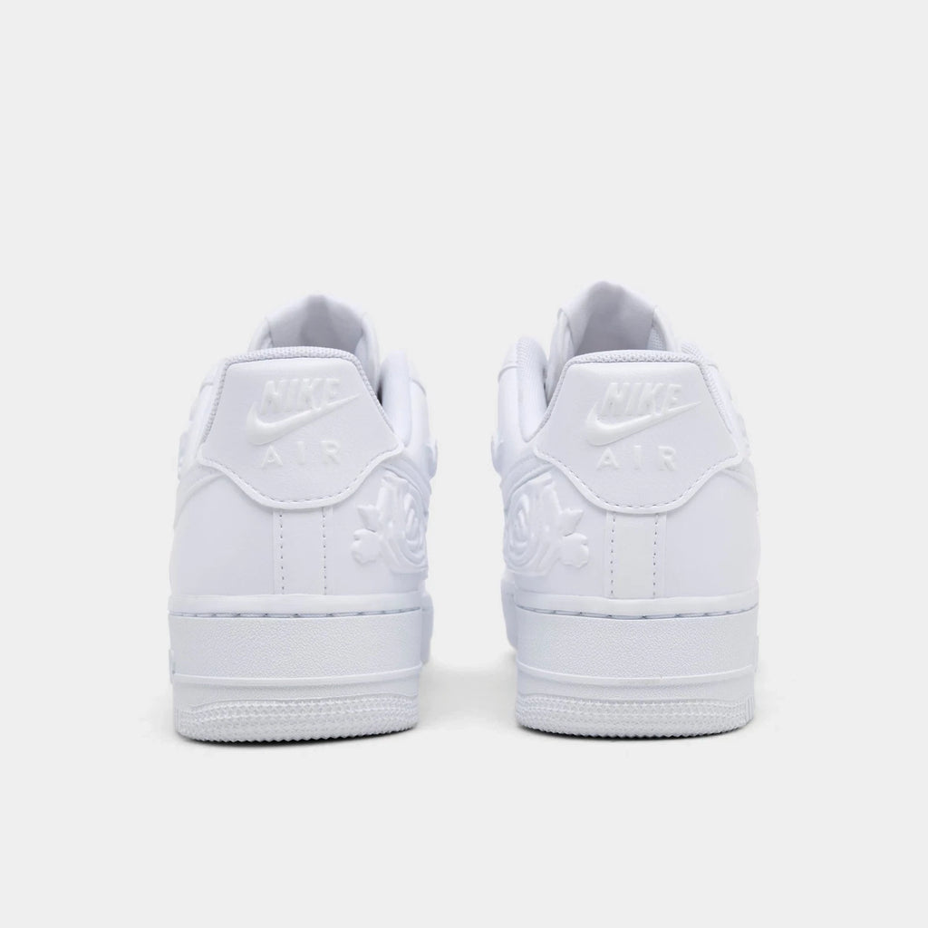 Women's Rose Embossed Low Top Sneakers