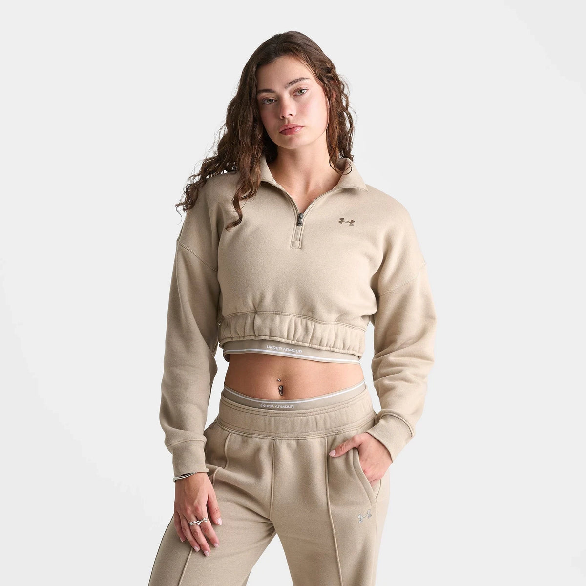 Women's Quarter-Zip Fleece Sweatshirt
