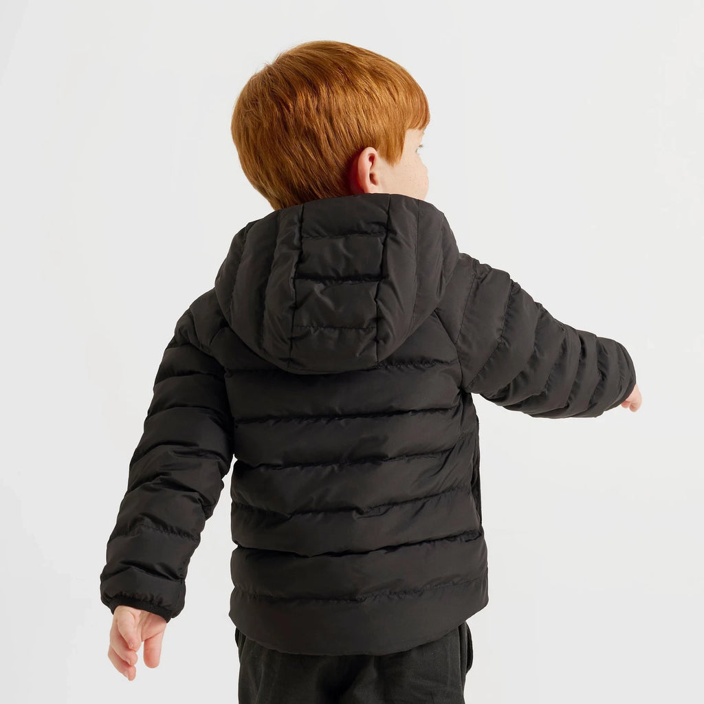 Toddler Reversible Hooded Jacket - Black