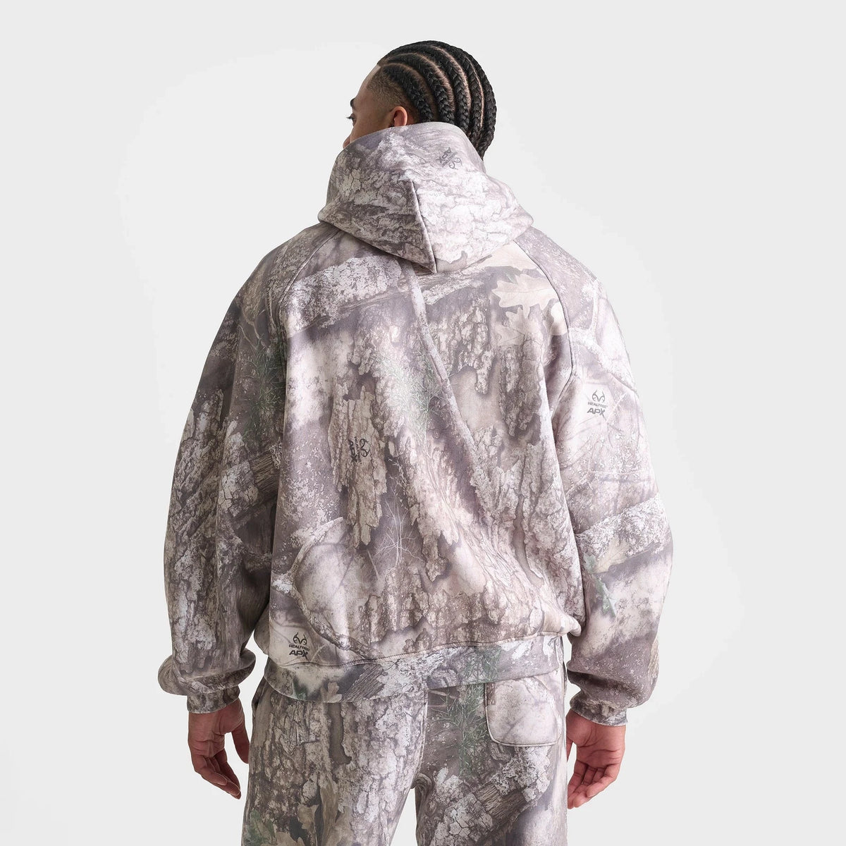 Men's Camouflage Fleece Pullover Hoodie