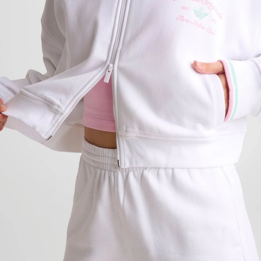 Women's Relaxed Full-Zip Fleece Track Top