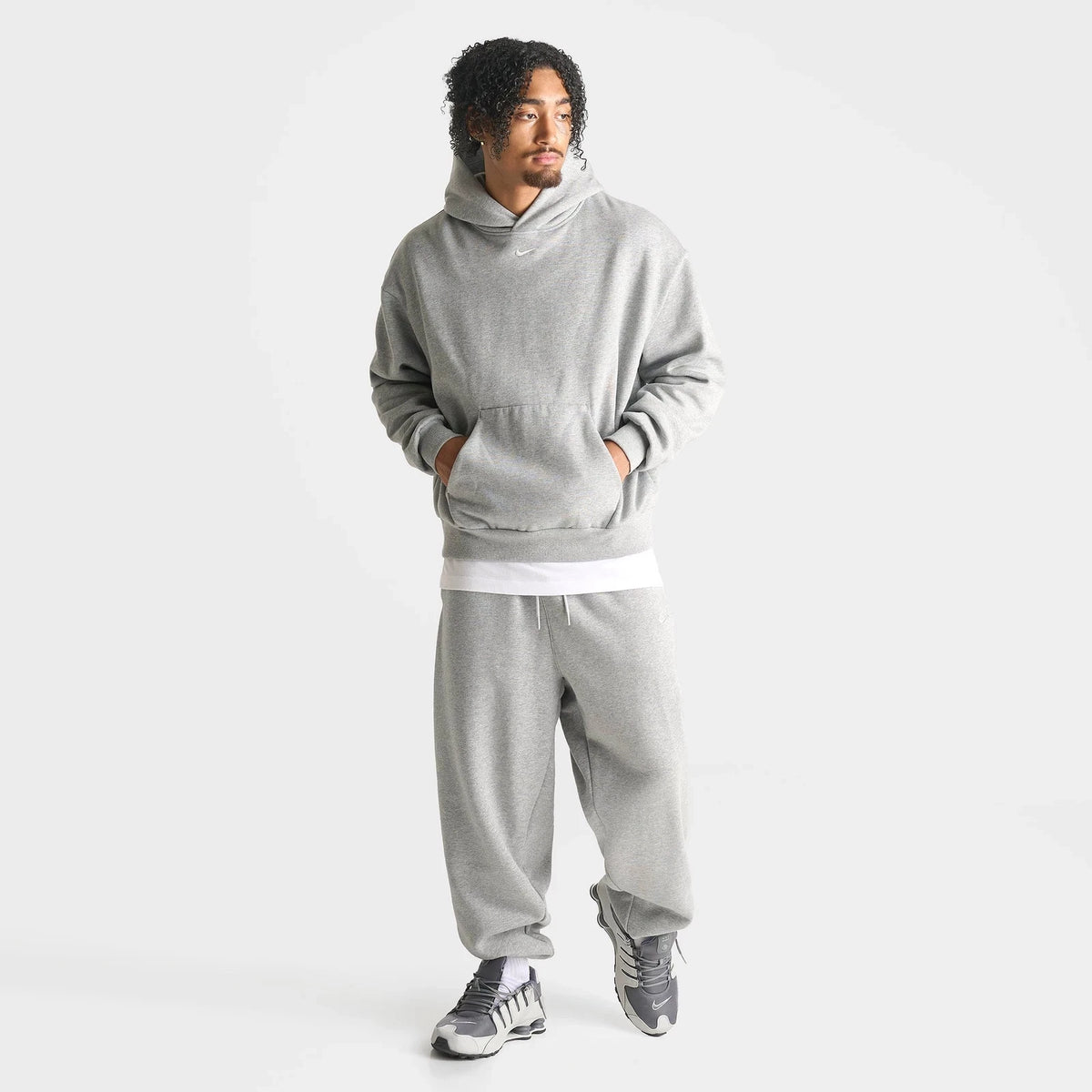 Men's Oversized Fleece Pullover Hoodie