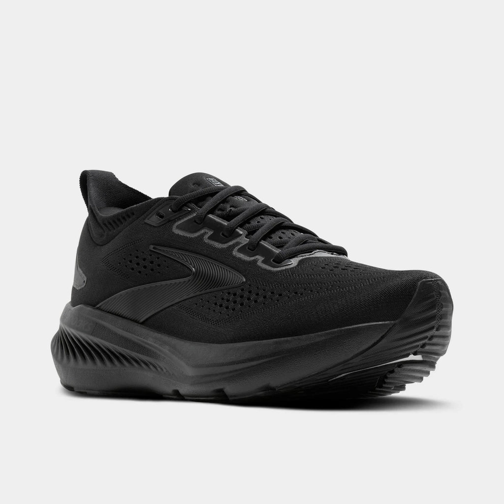 Men's Cushioned Road Running Shoes - Black