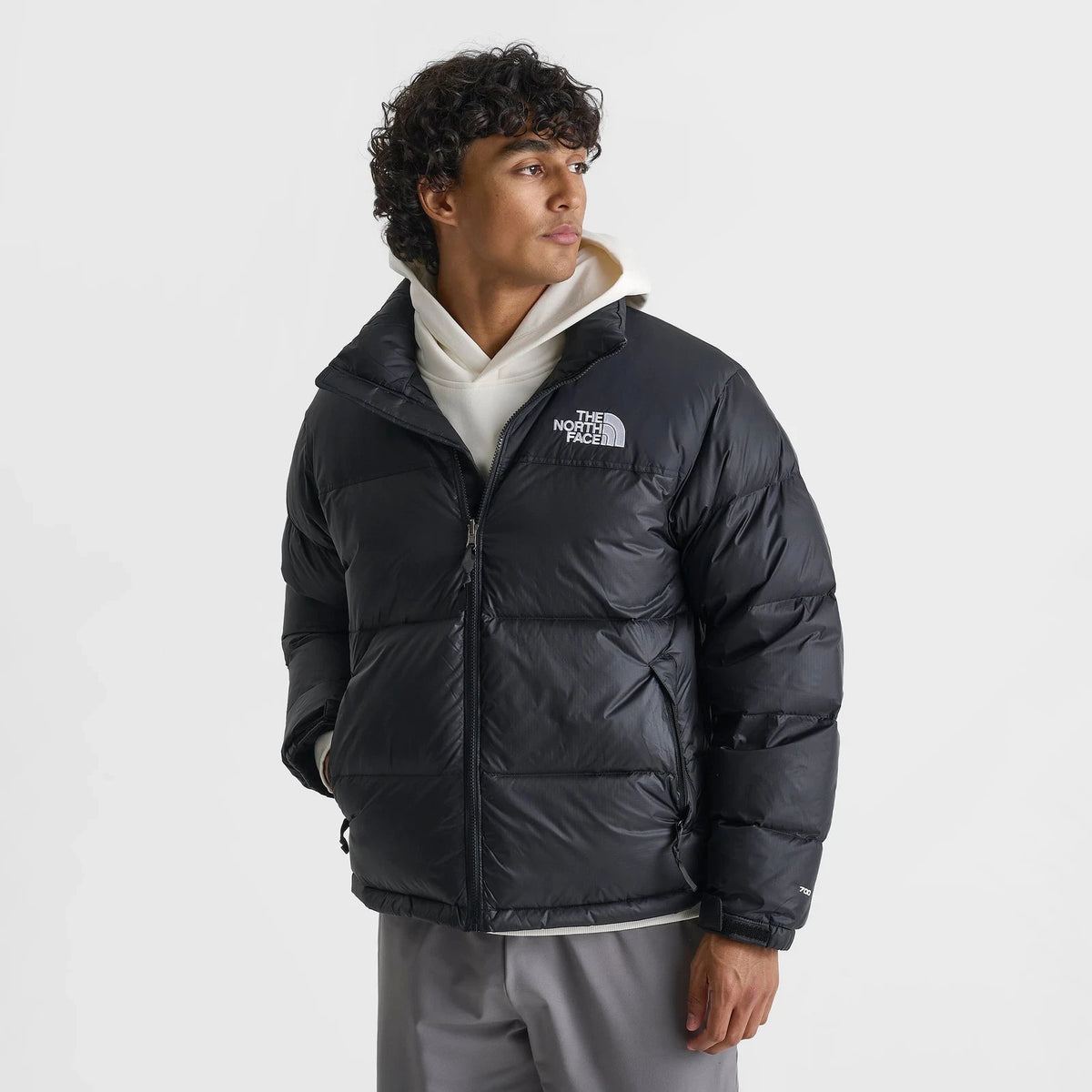 Men's Down Puffer Jacket - Black