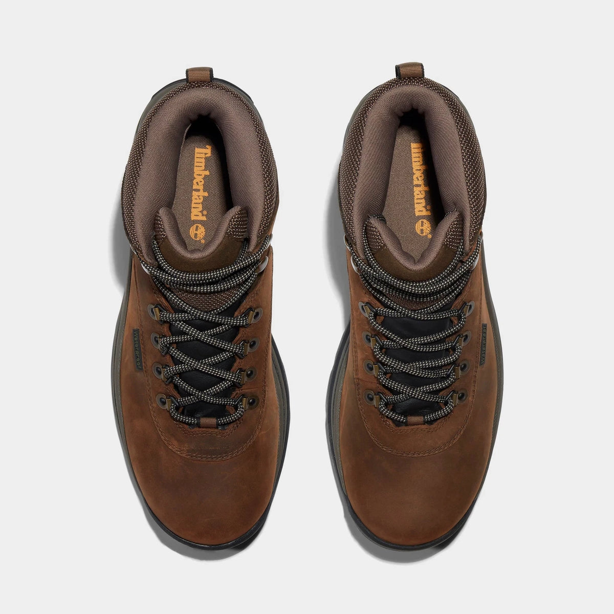 Men's Mid Waterproof Hiking Boots - Brown