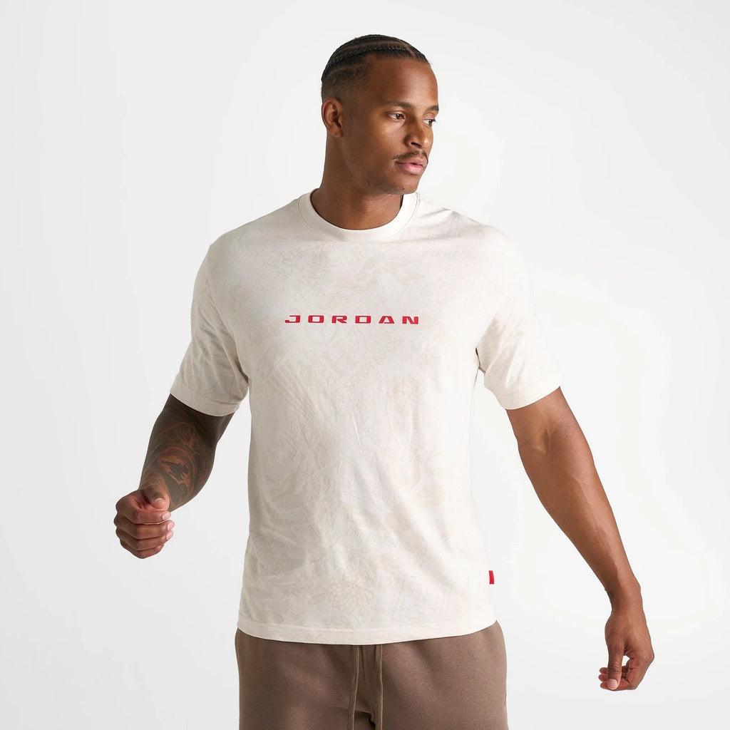 Men's Allover Graphic Cotton T-Shirt