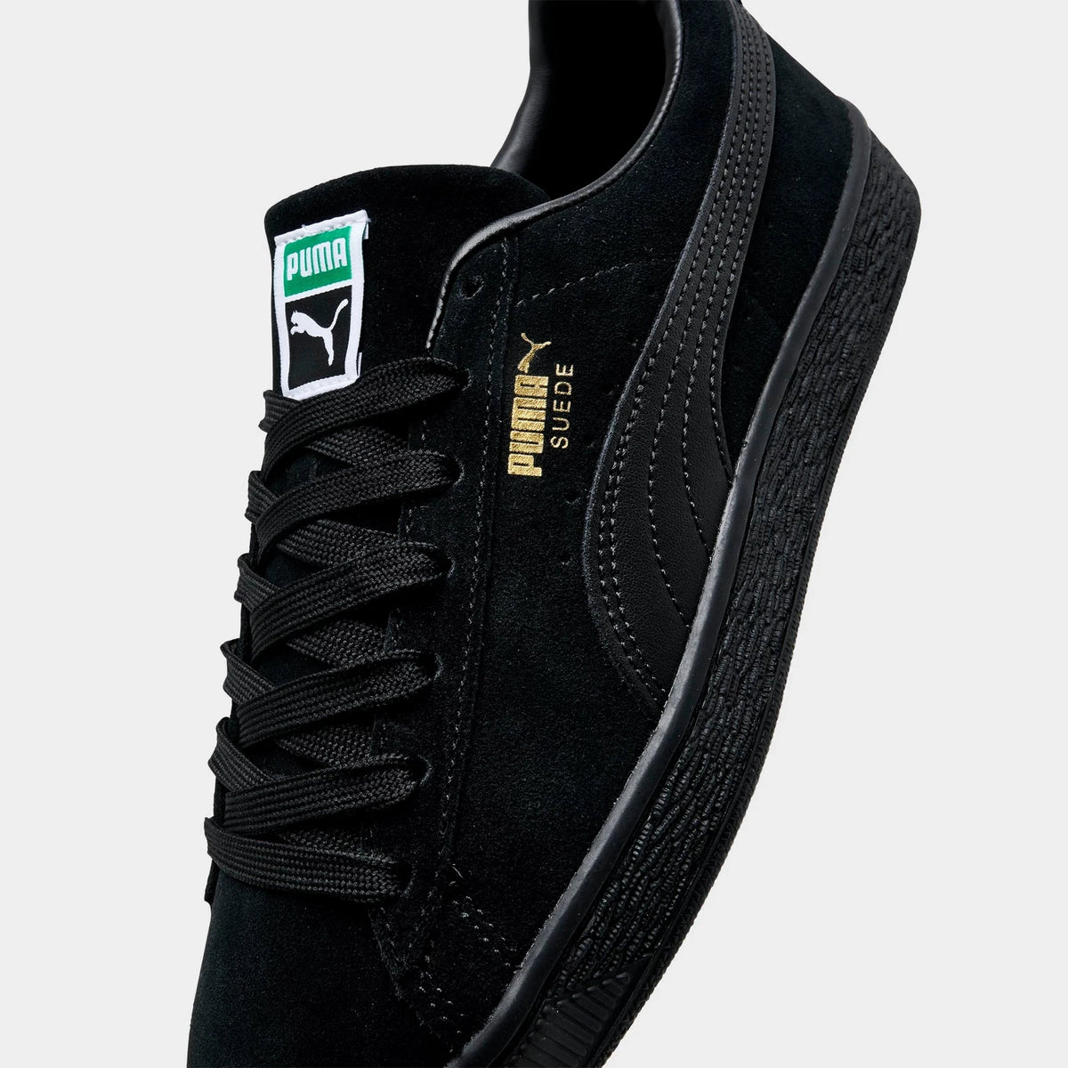 Big Kids' Napped-Leather Lace-Up Sneakers