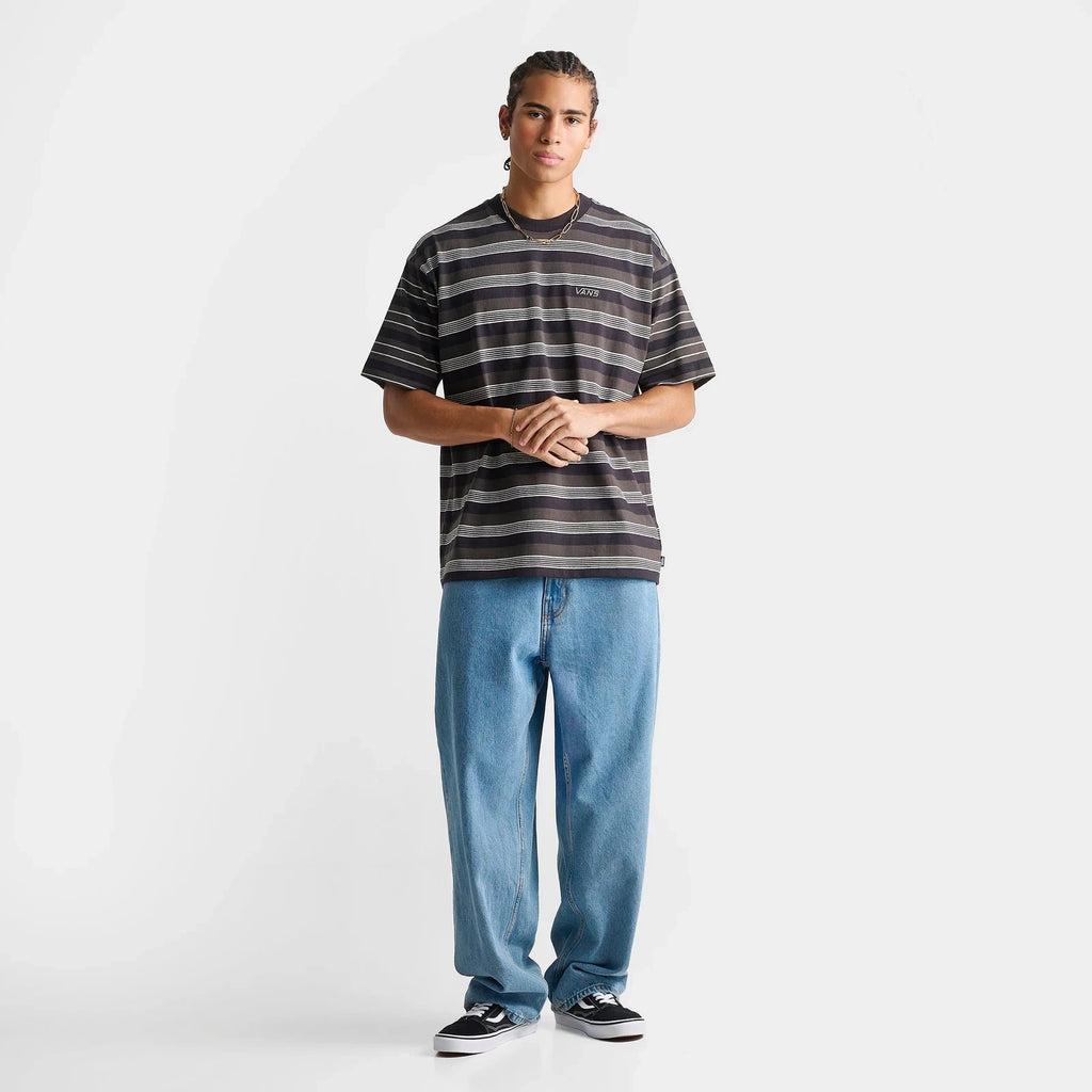 Men's Cotton Striped Crewneck T-Shirt