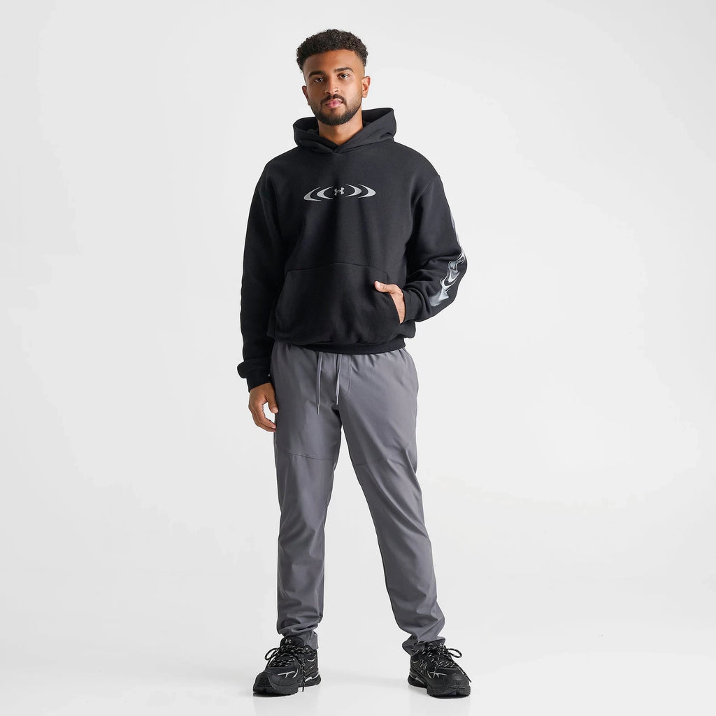 Men's Reflective Graphic Fleece Hoodie