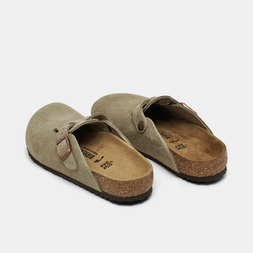 Kids' Suede Closed-Toe Clogs