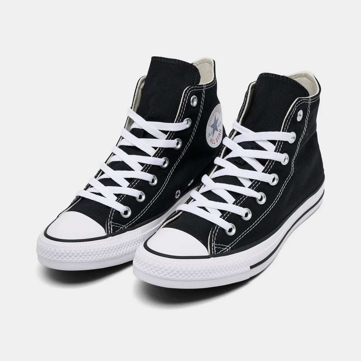 Women's Canvas High Top Sneakers - Black