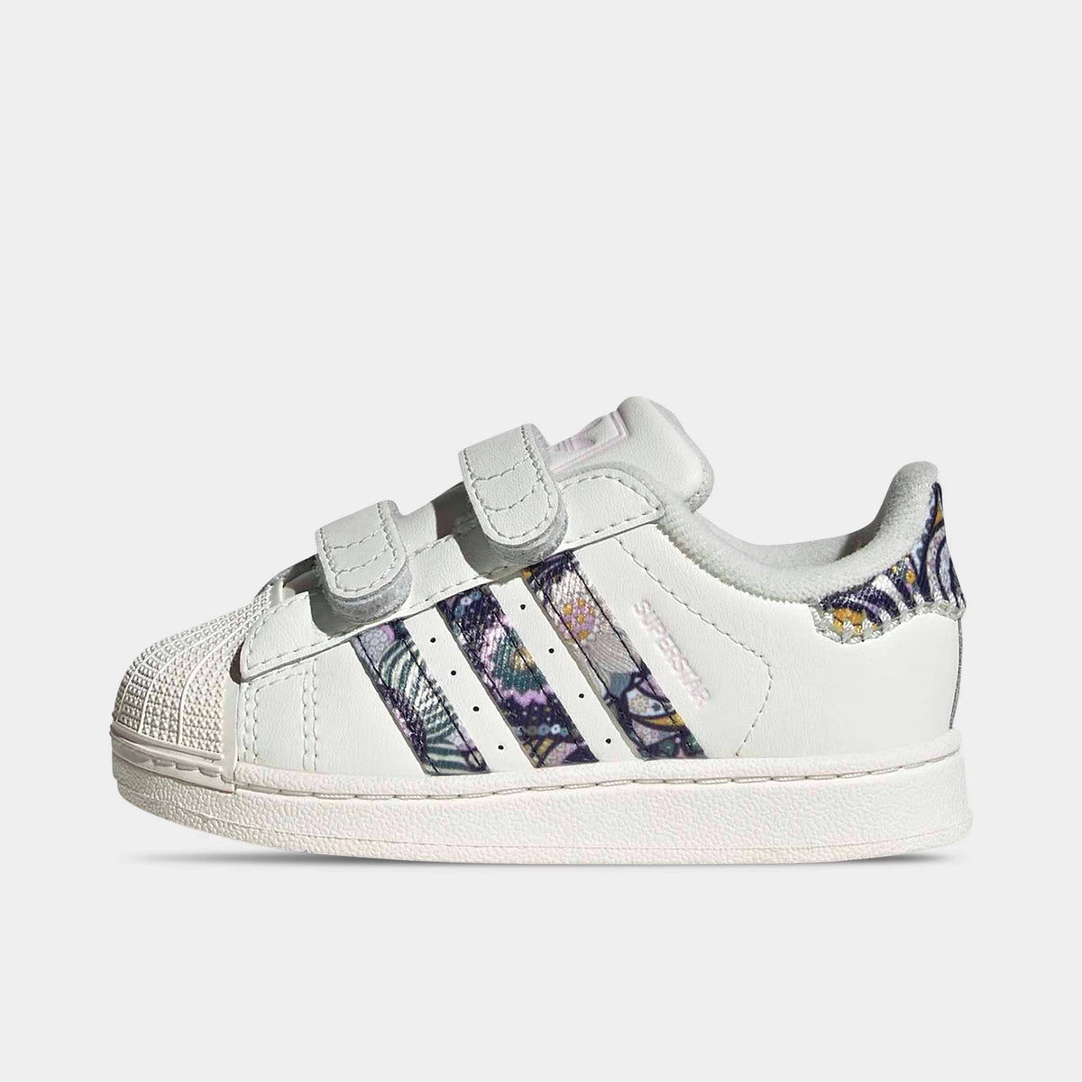 Toddler Girls' Floral Hook-And-Loop Sneakers