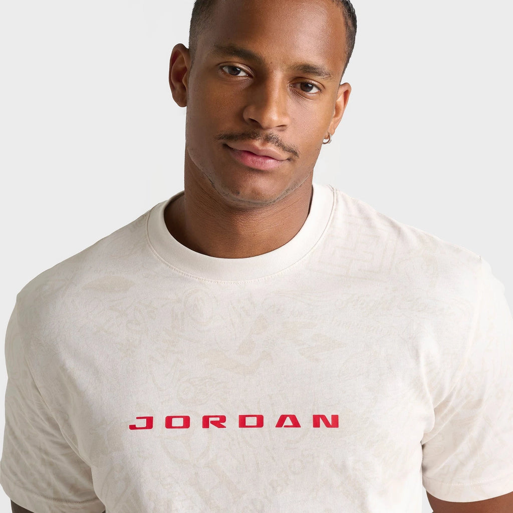 Men's Allover Graphic Cotton T-Shirt