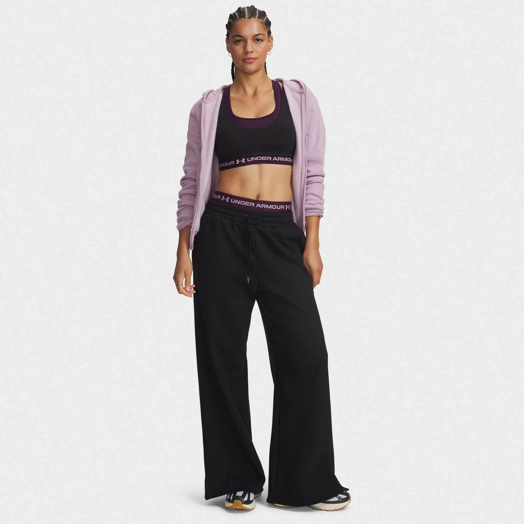 Women's Brushed Fleece Wide-Leg Pants - Gray