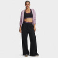 Women's Brushed Fleece Wide-Leg Pants - Gray