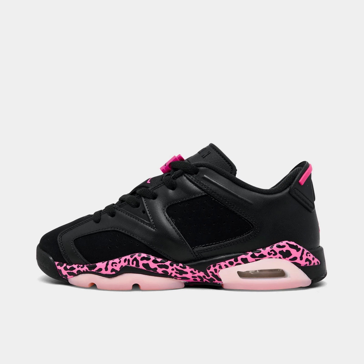 Big Kids' Low-Top Leather Basketball Shoes